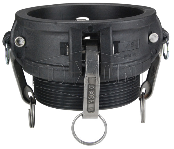 Polypropylene Cam & Groove Type B Coupler x Male NPT